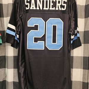 Men's Black and Blue Sports Jersey